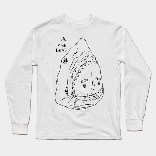 dead Long Sleeve T-Shirt by xero